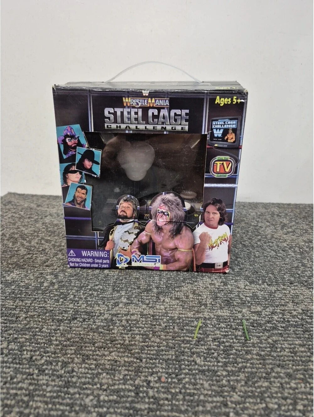 Wrestle Mania Steel Cage Challenge Plug And Play TV Game Age 5+